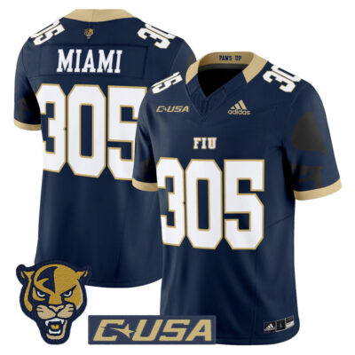 Florida International Panthers 2025 Vapor Limited Jersey - Navy Miami 305