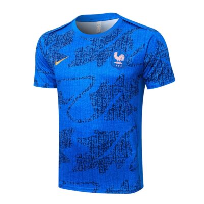 Alternative view of France Team 2025 2026 Light Blue Soccer Jersey Shorts Set