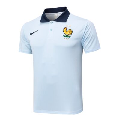 Alternative view of French Polo + Pants Team 2024 2025 White Training Tracksuit
