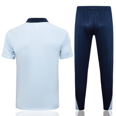 French Polo + Pants Team 2024 2025 White Training Tracksuit - Image 4