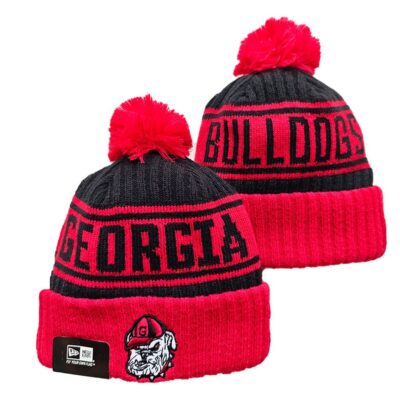 Georgia Bulldogs Cuffed Knit Hat with Pom