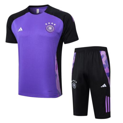 Germany 2024 2025 Purple Soccer Jersey Shorts Set