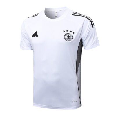 Alternative view of Germany 2025 2026 White Black Soccer Jersey Shorts Set
