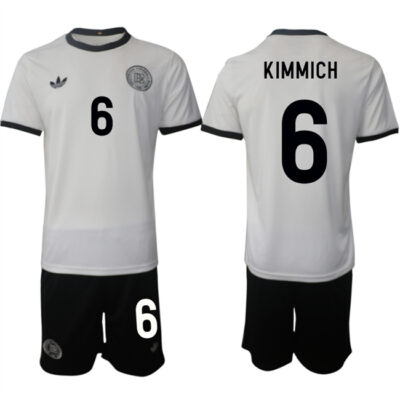 Germany #6 Joshua Kimmich White 2025 Home Soccer Jersey Suit