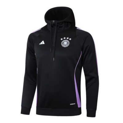 Alternative view of Germany Hooded Tracksuit Sweatshirt 2024 2025 Black