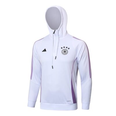 Alternative view of Germany Hooded Tracksuit Sweatshirt 2024 2025 White