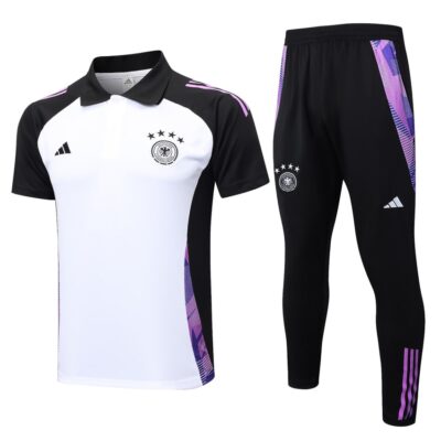 Germany Polo + Pants Training Tracksuit 2024 2025 White