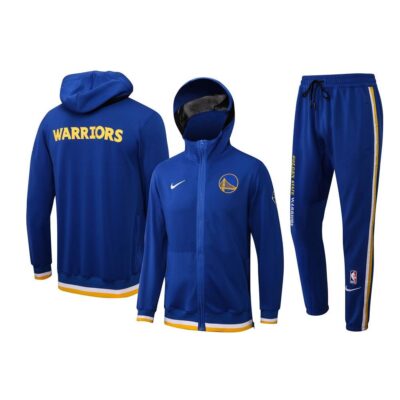 Golden State Warriors Hooded Tracksuit Set 22/23 - Blue