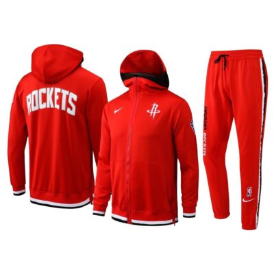 Houston Rockets Hooded Tracksuit Set 22/23 - Red