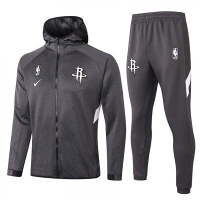 Houston Rockets Hooded Tracksuit Set - Grey