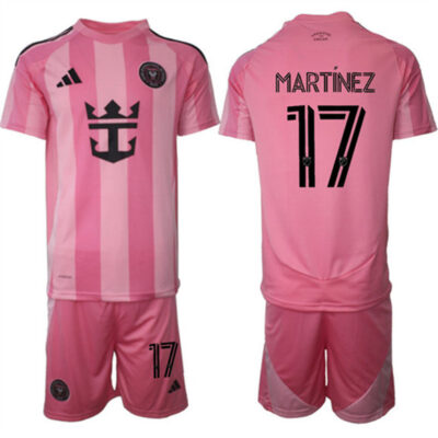 Inter Miami CF #17 Josef Martinez 25/26 Pink Home Soccer Jersey Suit