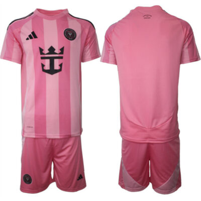 Inter Miami CF Blank 25/26 Pink Home Soccer Jersey Suit