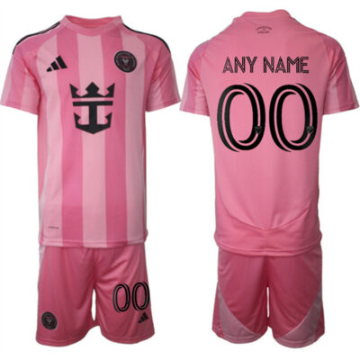 Inter Miami CF Custom 25/26 Pink Home Soccer Jersey Suit