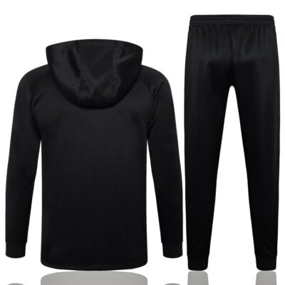 Inter Milan Hooded Tracksuit Sweatshirt 2024 2025 Black - Image 4