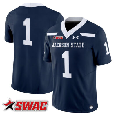 Jackson State Tigers 2025 Vapor Limited Jersey - Navy #1 Team