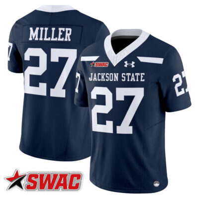 Jackson State Tigers 2025 Vapor Limited Jersey - Navy Ahmad Miller