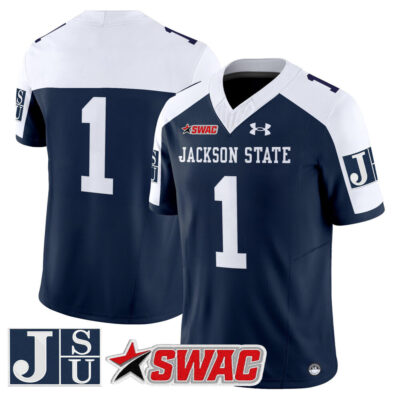 Jackson State Tigers 2025 Vapor Limited Jersey - Navy Alternate #1 Team