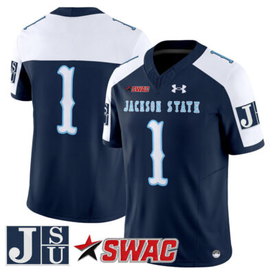 Jackson State Tigers 2025 Vapor Limited Jersey - Navy Alternate #1 Team