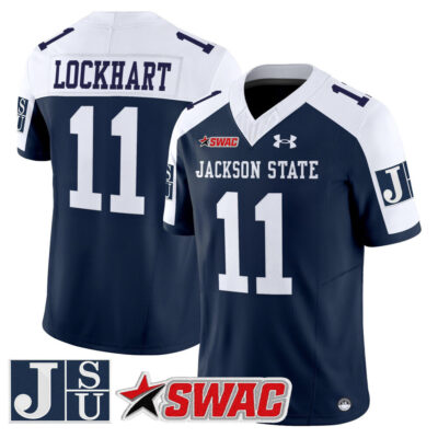 Jackson State Tigers 2025 Vapor Limited Jersey - Navy Alternate Jared Lockhart