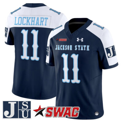 Jackson State Tigers 2025 Vapor Limited Jersey - Navy Alternate Jared Lockhart