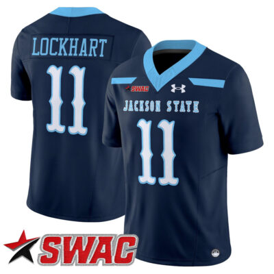 Jackson State Tigers 2025 Vapor Limited Jersey - Navy Jared Lockhart