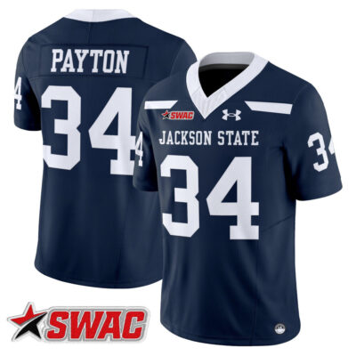 Jackson State Tigers 2025 Vapor Limited Jersey - Navy Walter Payton