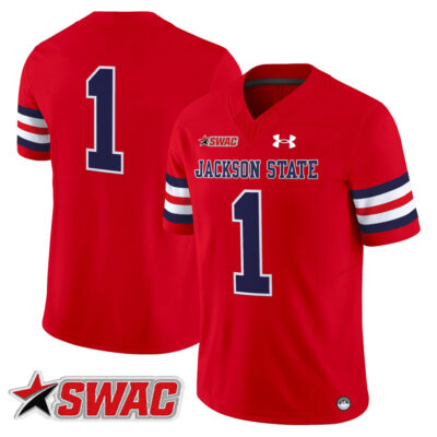 Jackson State Tigers 2025 Vapor Limited Jersey - Red #1 Team