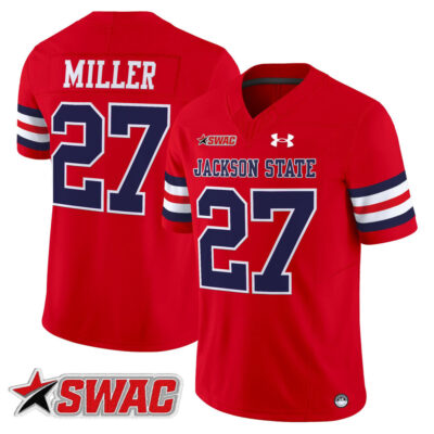 Jackson State Tigers 2025 Vapor Limited Jersey - Red Ahmad Miller