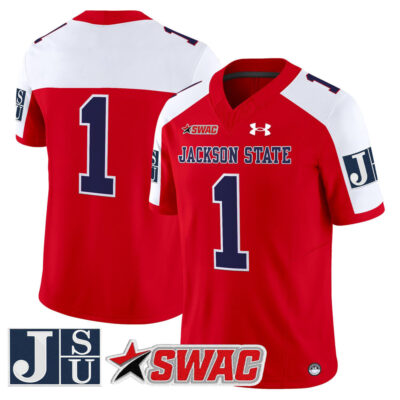 Jackson State Tigers 2025 Vapor Limited Jersey - Red Alternate #1 Team