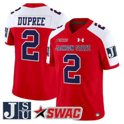 Jackson State Tigers 2025 Vapor Limited Jersey - Red Alternate Ja'Naylon Dupree