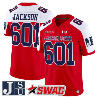 Jackson State Tigers 2025 Vapor Limited Jersey - Red Alternate Jackson 601