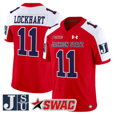 Jackson State Tigers 2025 Vapor Limited Jersey - Red Alternate Jared Lockhart