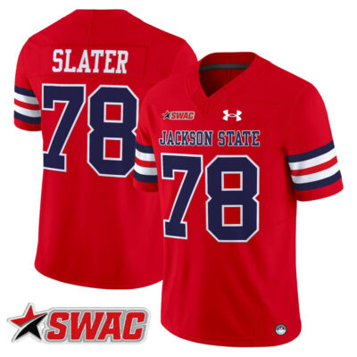 Jackson State Tigers 2025 Vapor Limited Jersey - Red Jackie Slater