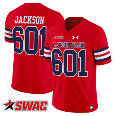 Jackson State Tigers 2025 Vapor Limited Jersey - Red Jackson 601