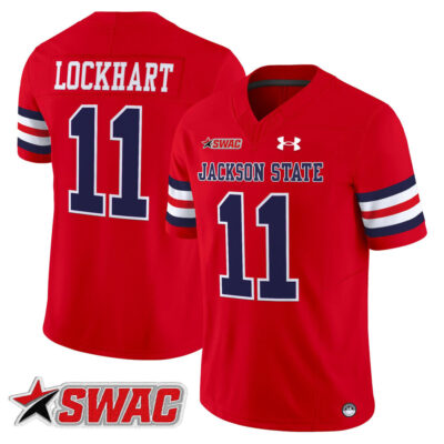Jackson State Tigers 2025 Vapor Limited Jersey - Red Jared Lockhart