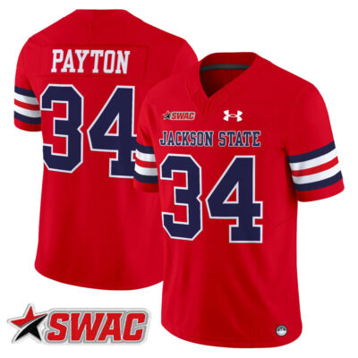 Jackson State Tigers 2025 Vapor Limited Jersey - Red Walter Payton