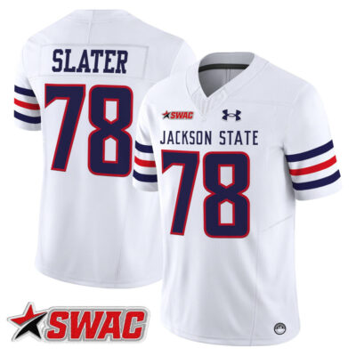 Jackson State Tigers 2025 Vapor Limited Jersey - White Jackie Slater