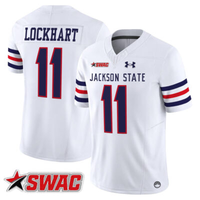 Jackson State Tigers 2025 Vapor Limited Jersey - White Jared Lockhart