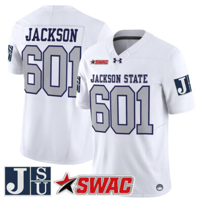 Jackson State Tigers 2025 Vapor Limited Jersey - White Limited Jackson 601