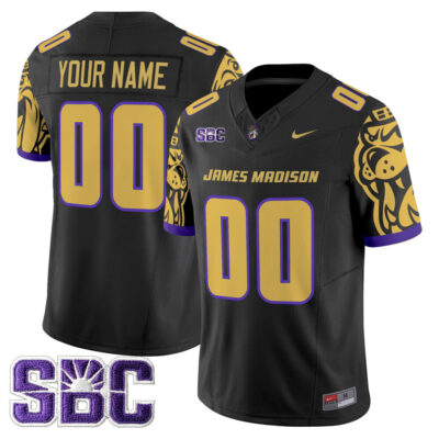 James Madison Dukes 2025 Vapor Limited Custom Jersey - Black