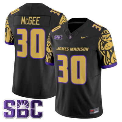 James Madison Dukes 2025 Vapor Limited Jersey - Black Scotty McGee