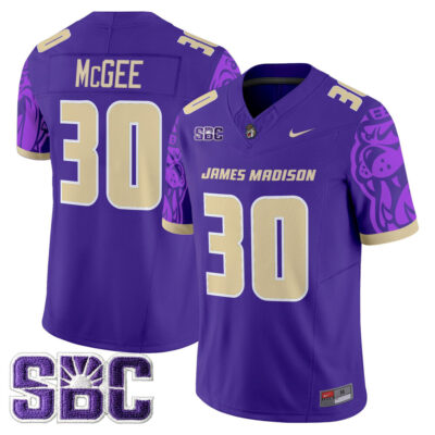 James Madison Dukes 2025 Vapor Limited Jersey - Purple Scotty McGee