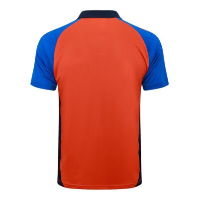 Juventus Polo + Pants 2024 2025 Orange Training Tracksuit - Image 3