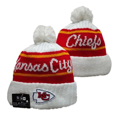 Kansas City Chiefs Cuffed Knit Hat with Pom