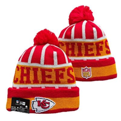 Kansas City Chiefs Cuffed Knit Hat with Pom