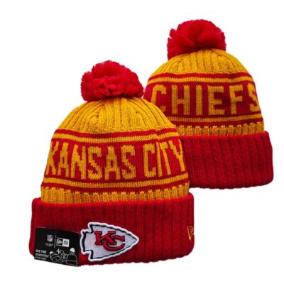 Kansas City Chiefs Cuffed Knit Hat with Pom