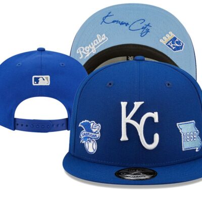 Kansas City Royals Snapback Hat Limited Embroidered Cap For Fans