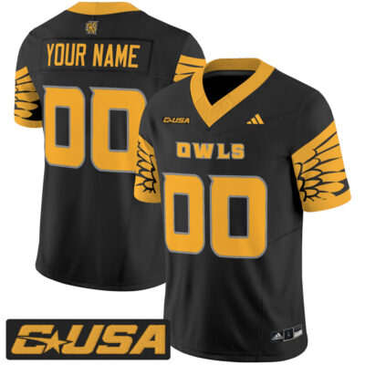 Kennesaw State Owls 2025 Vapor Limited Custom Jersey - Black