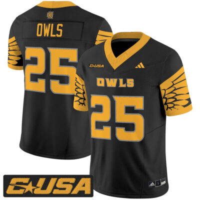 Kennesaw State Owls 2025 Vapor Limited Jersey - Black #25 Owls