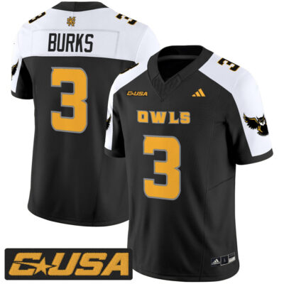 Kennesaw State Owls 2025 Vapor Limited Jersey - Black Alternate Chandler Burks